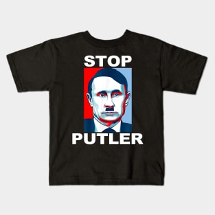 Stop Putler Free Ukraine Kids T-Shirt